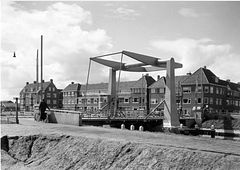 Hoornsediep oude brug 1938
